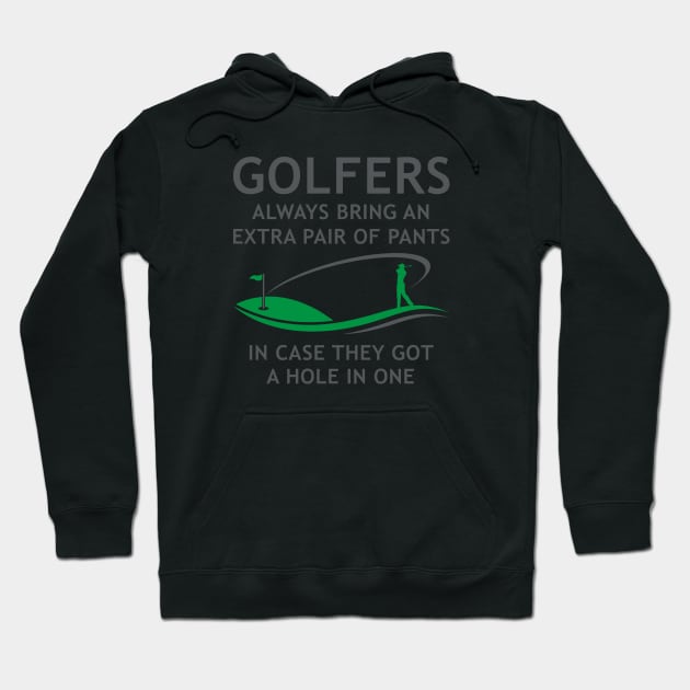 Golfers Extra Pants Hoodie by LuckyFoxDesigns